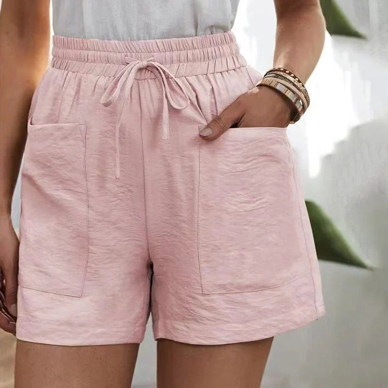 Nicolette - Casual Shorts met Zakken