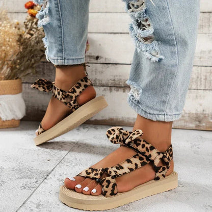 Luna - Stijlvolle Sandalen met Leopardprint
