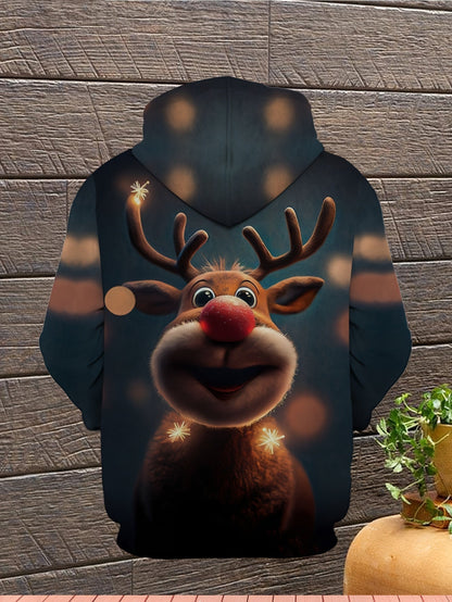 Dames Feestelijke Hoodie – Casual en Comfortabel voor Winter en Feestdagen