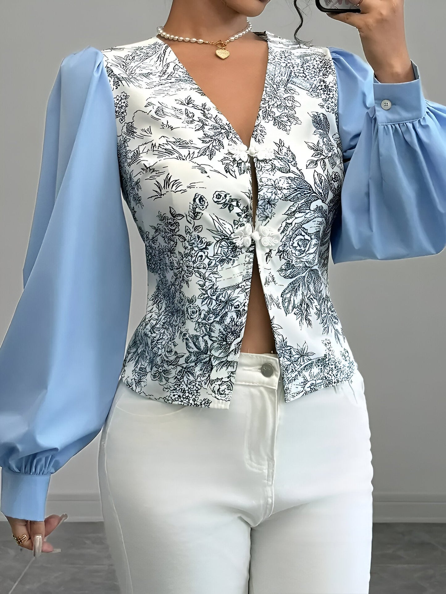 Blair - Bloemenprint Blouse