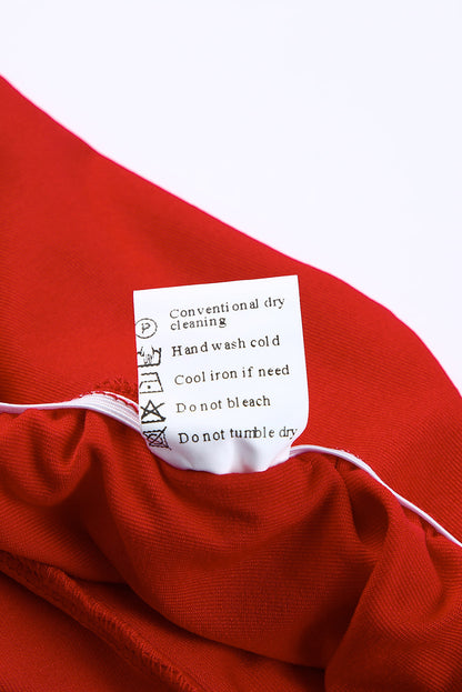 Eline - Vurig Rode Wikkeljurk