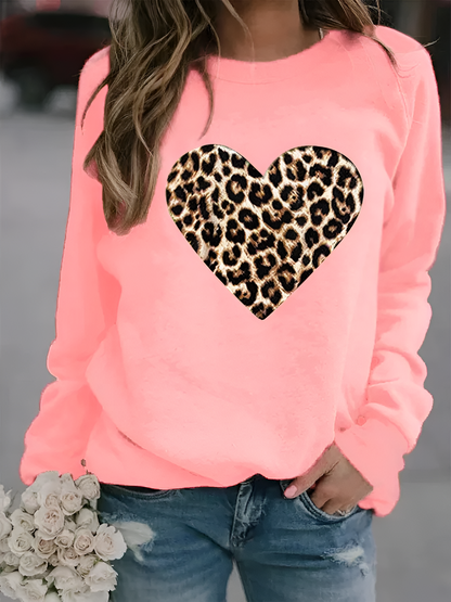 Coralie - Sweatshirt met Dierenprint