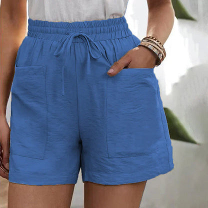 Nicolette - Casual Shorts met Zakken