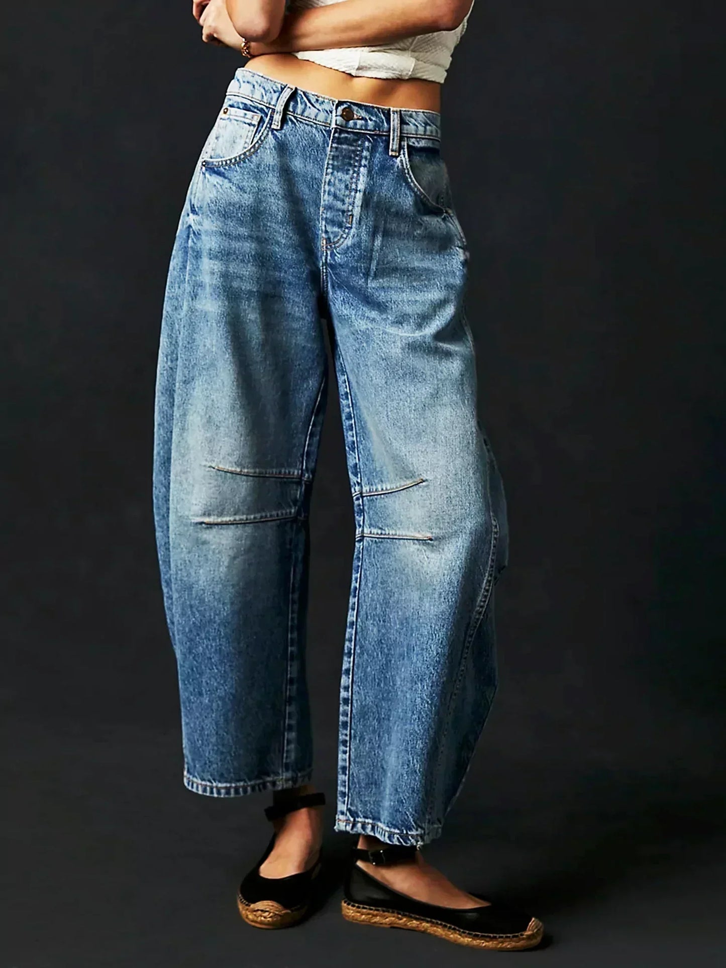 High Waist Wide Leg Jeans