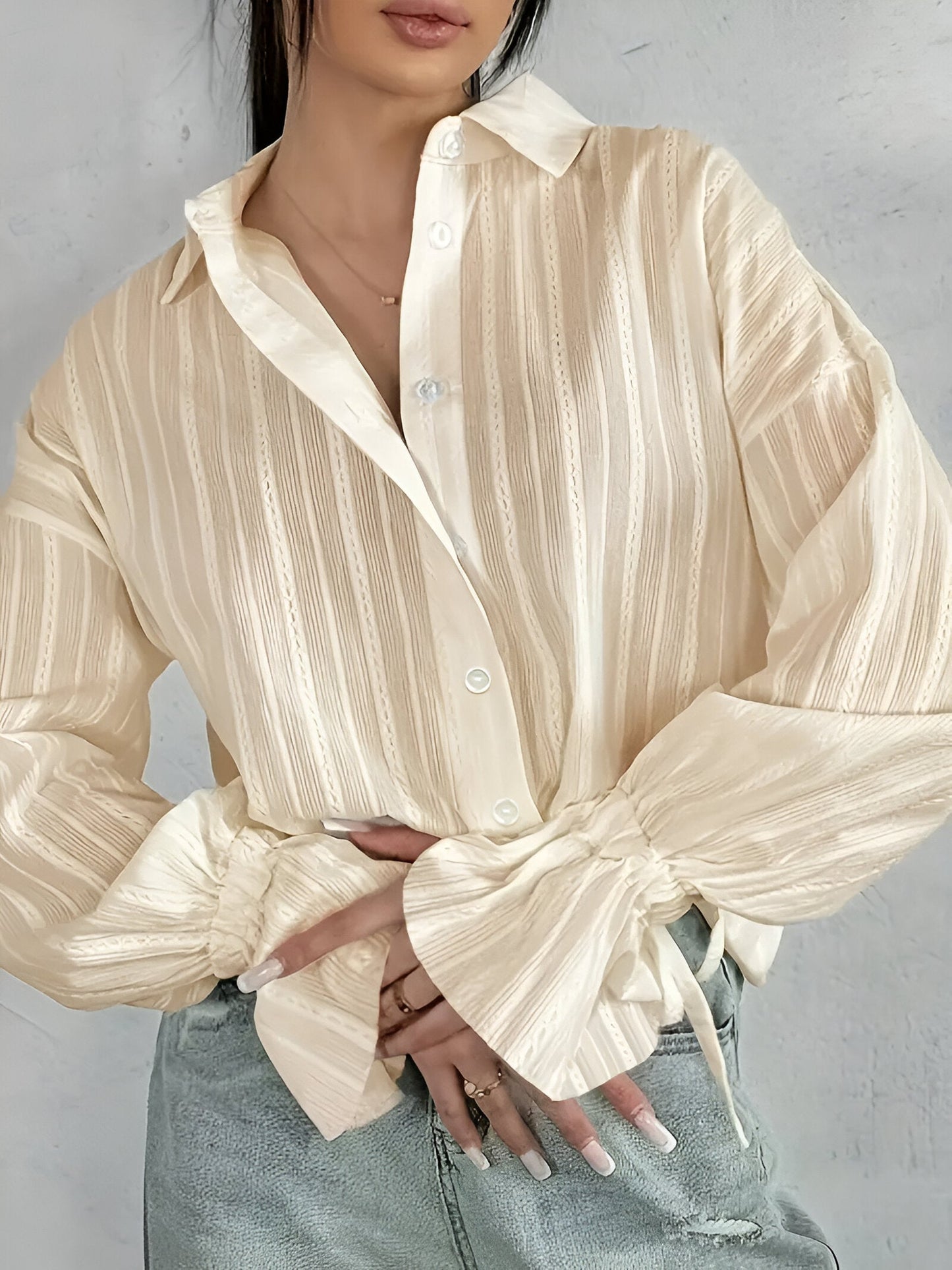 Benja - Overhemd met Geborduurde Kraag