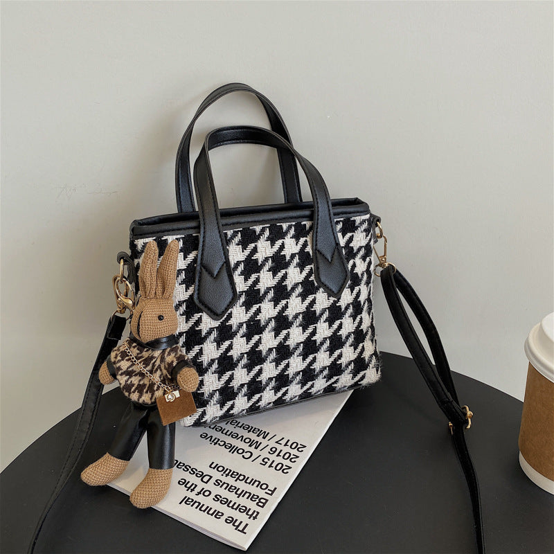 Victoria™ - Houndstooth Schoudertas
