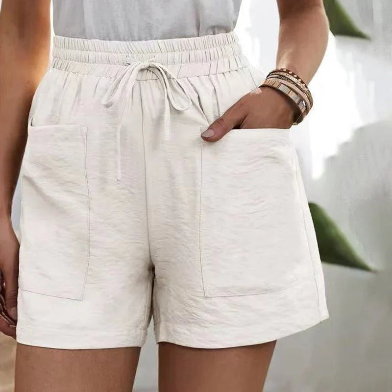 Nicolette - Casual Shorts met Zakken