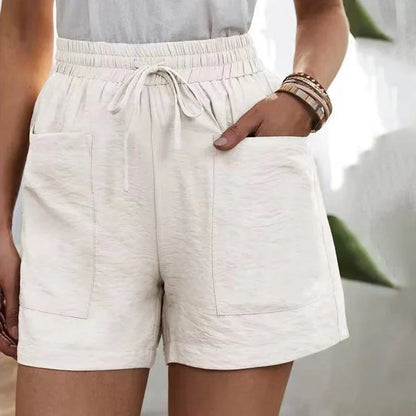 Nicolette - Casual Shorts met Zakken