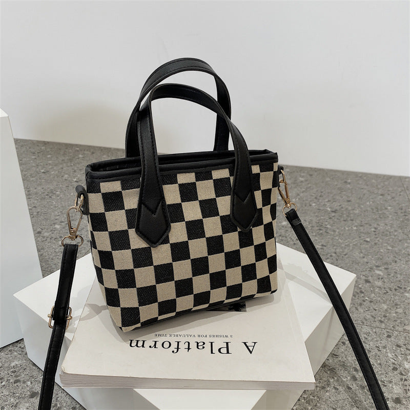 Victoria™ - Houndstooth Schoudertas