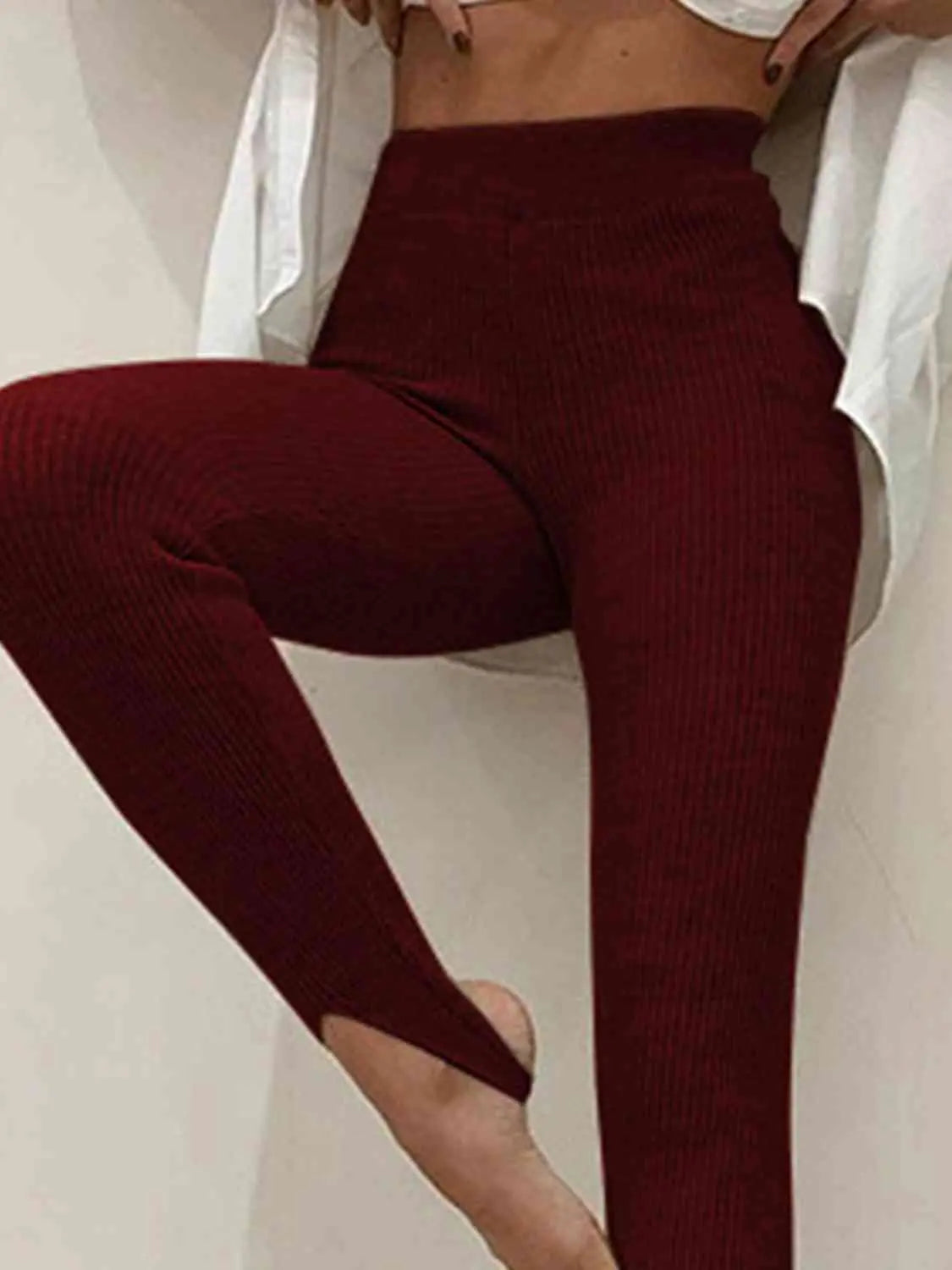Clara | Geribbelde Mid-Waist-Leggings – Comfort en Stijl voor Elke Dag