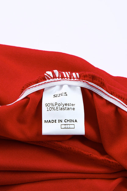 Eline - Vurig Rode Wikkeljurk