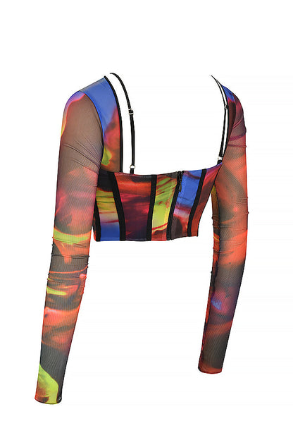 Helisanne - Artistiek Mesh Corsettop