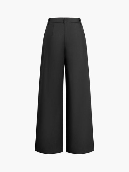 Stijlvolle Brede Pantalon Voor Moderne Vrouwen – Luxe Stof, Tijdloze & Comfortabele Pasvorm Voor Iedere Gelegenheid.