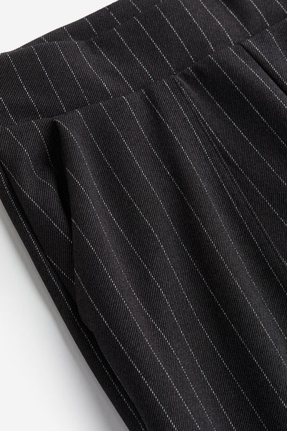 Luchtige damesbroek met wijde snit en plooien