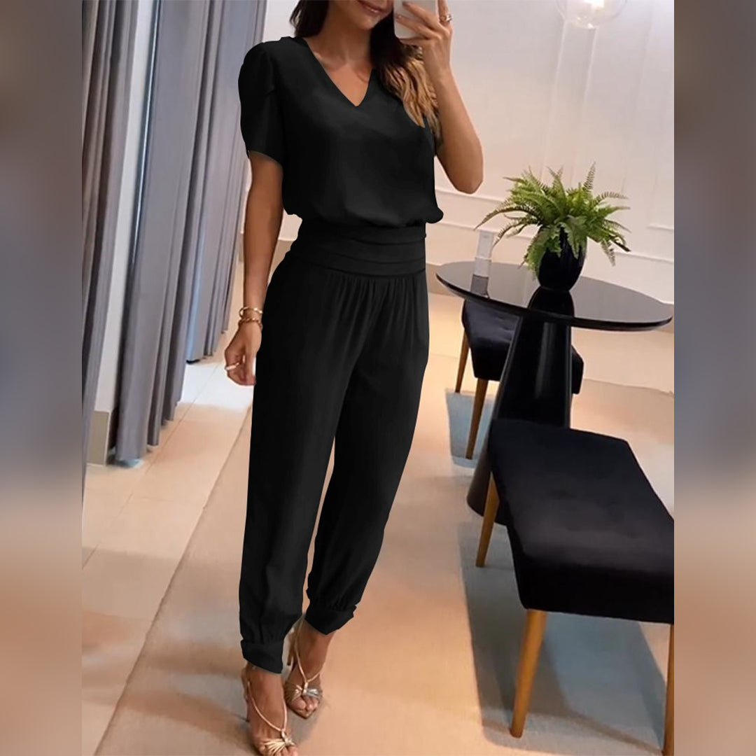 Celina - Stijlvolle Bedrukte Chique Jumpsuit | Trendy & Comfortabel