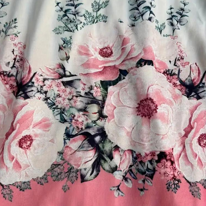 Dames Hoodie met Rits – Bloemenprint, Lange Mouw, Casual Streetwear