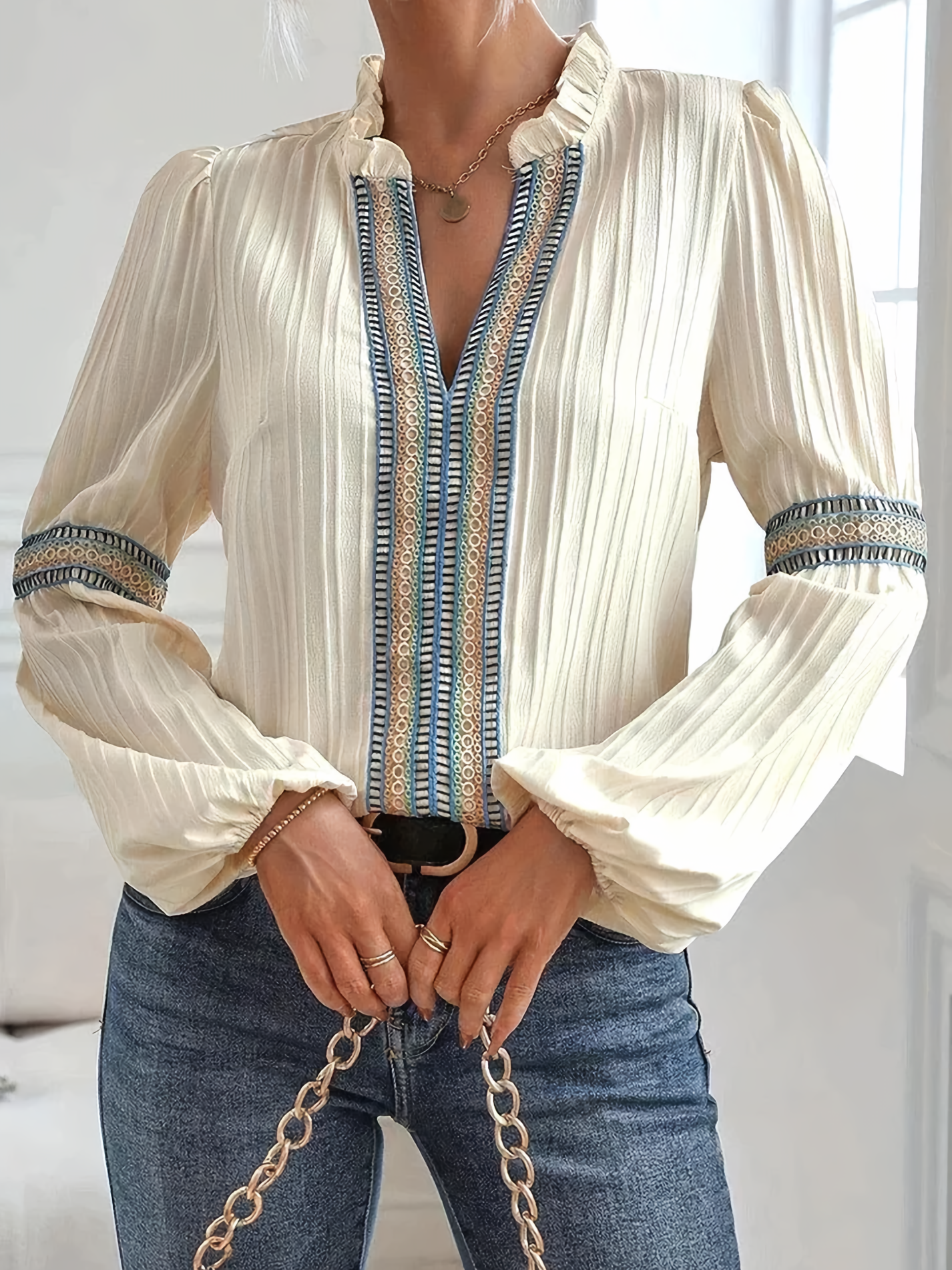 Havisa - Elegante Kanten Blouse