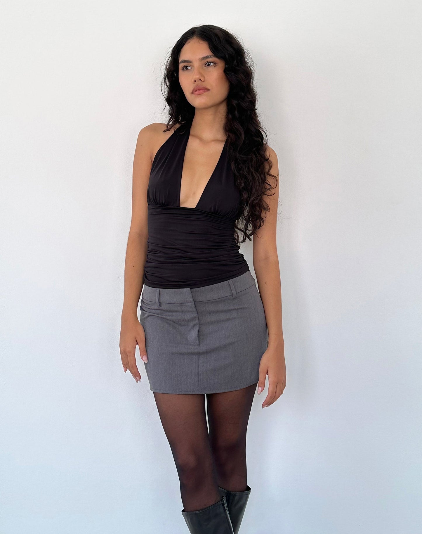 Gaelle - Verleidelijke Haltertop met Diepe V-hals