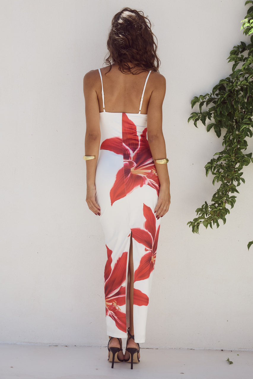 Liv - Bloemenprint Bodycon Jurk
