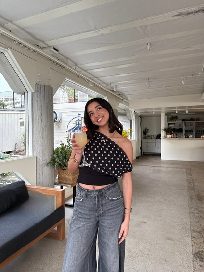 Lina - Polka Dotted Top