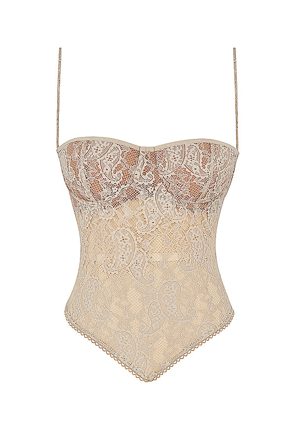Helisette - Elegante Kanten Bustier-Top