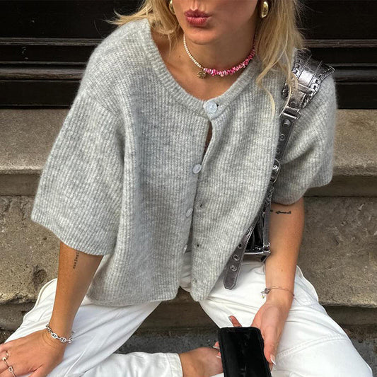 Yara - Streetwear Vest met Korte Mouwen