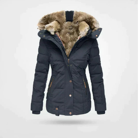 Dames oversized wollen cape mantel – Grijs, warm en elegant voor herfst en winter