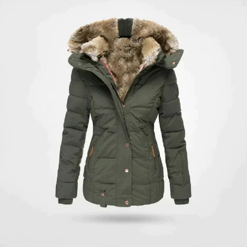 Dames oversized wollen cape mantel – Grijs, warm en elegant voor herfst en winter