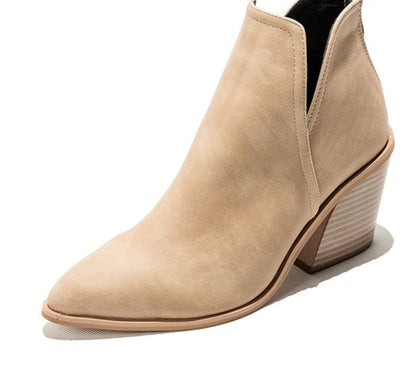 Merel - Trendy Cowboylaarzen met Hoge Hak