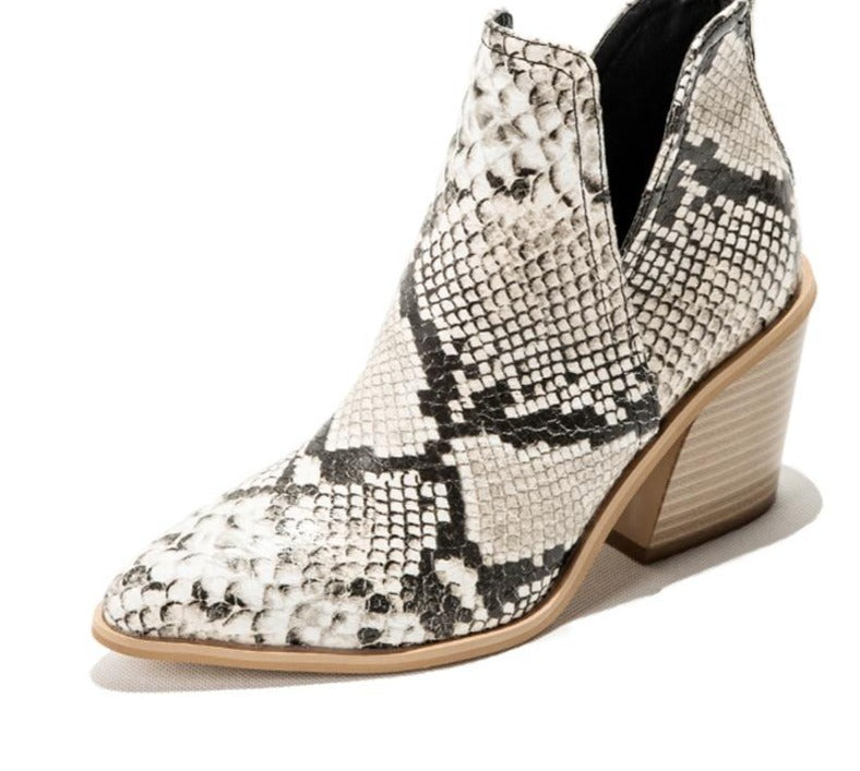 Merel - Trendy Cowboylaarzen met Hoge Hak