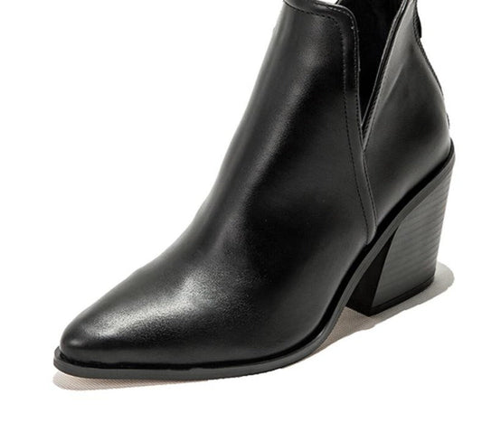 Merel - Trendy Cowboylaarzen met Hoge Hak