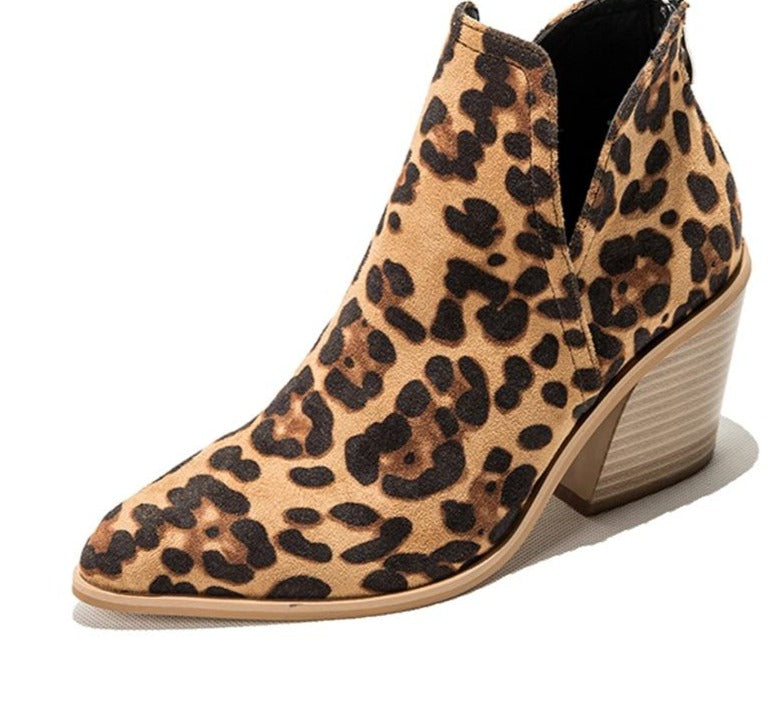 Merel - Trendy Cowboylaarzen met Hoge Hak