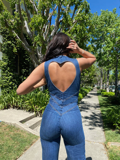 Fayenne - Trendy Denim Jumpsuit