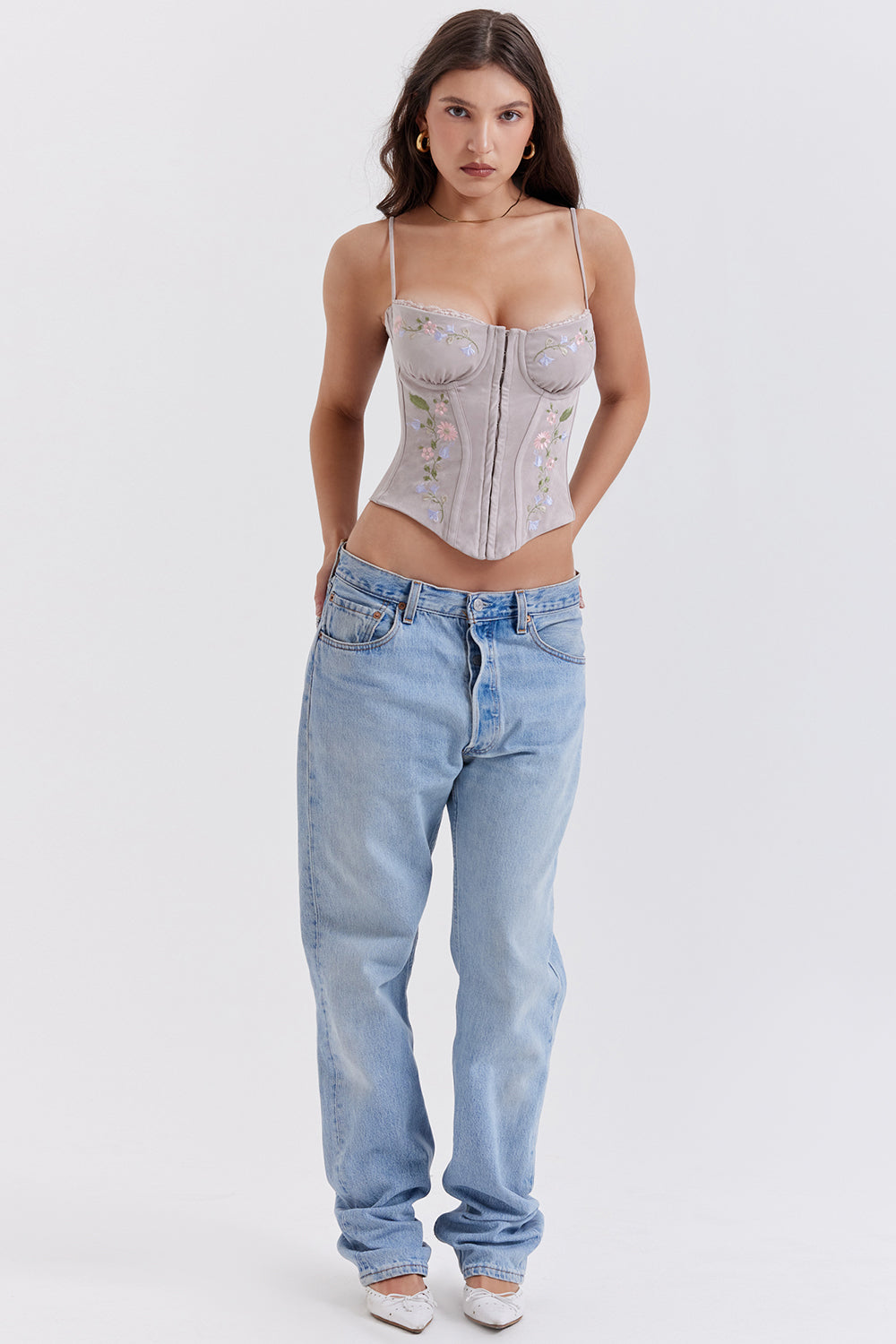 Helisette - Licht Lavendel Korset