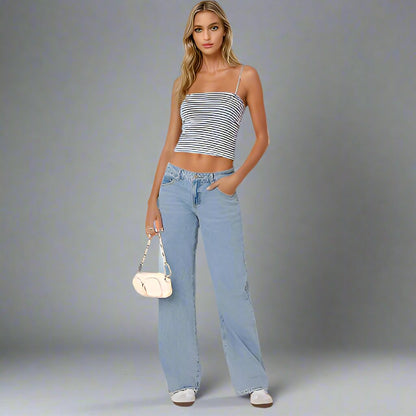 Romy - Low-Rise Jeans