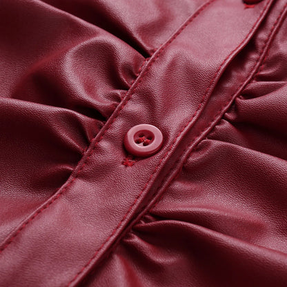 Jorien - Lederen Blouse