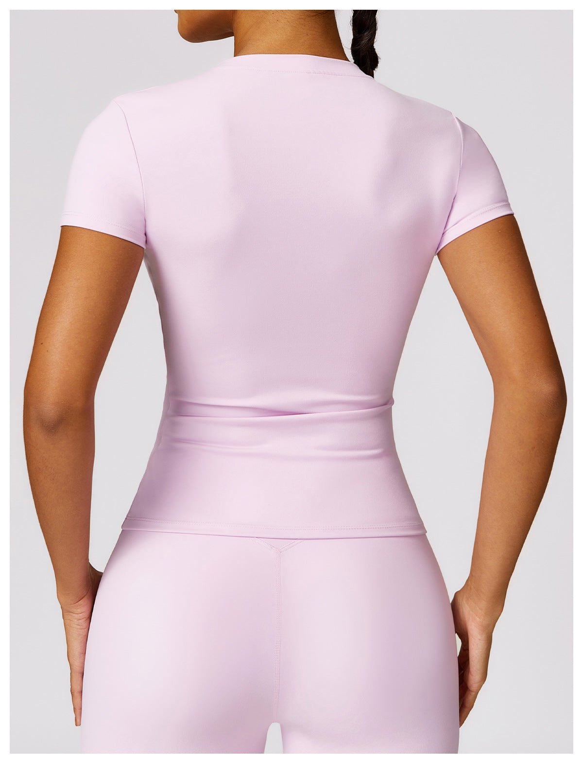 Gabriella - 2-Delig Shaping Gym Set met Korte Mouwen