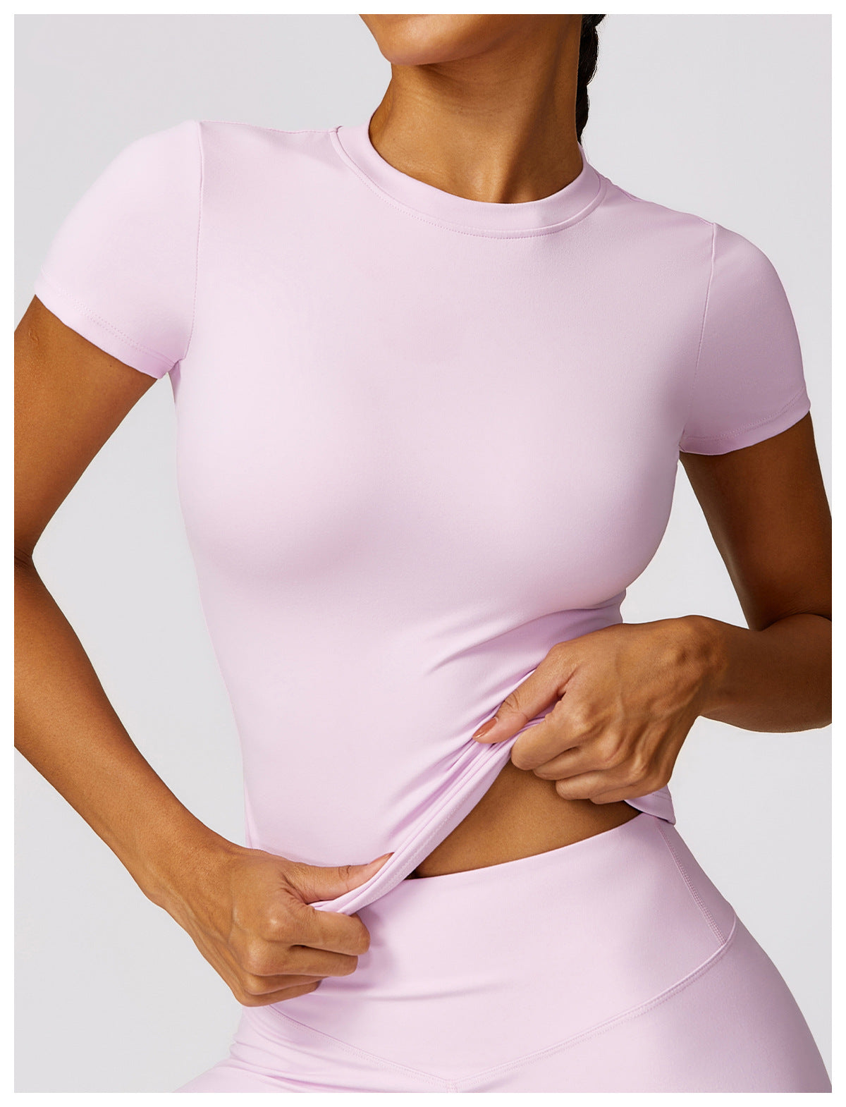 Gabriella - 2-Delig Shaping Gym Set met Korte Mouwen