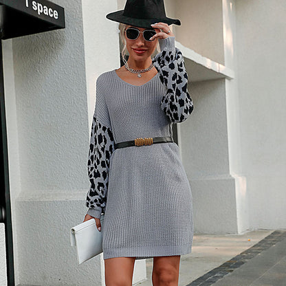 Wol Gebreide Damesjurk met Lange Mouwen – Comfortabele Winterkleding Essentials