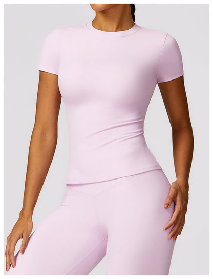 Gabriella - 2-Delig Shaping Gym Set met Korte Mouwen