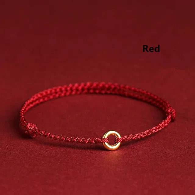 Jalena - Handgeweven Gouden Cirkel Armband