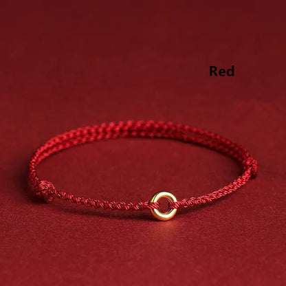 Jalena - Handgeweven Gouden Cirkel Armband