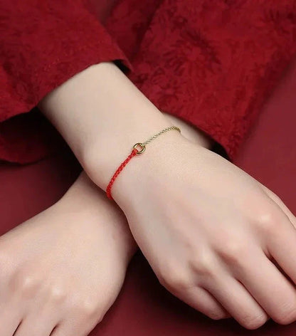 Jalena - Handgeweven Gouden Cirkel Armband