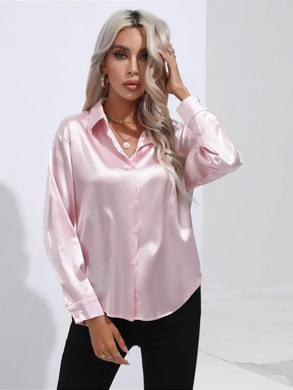 Isotta - Satijnen Blouse