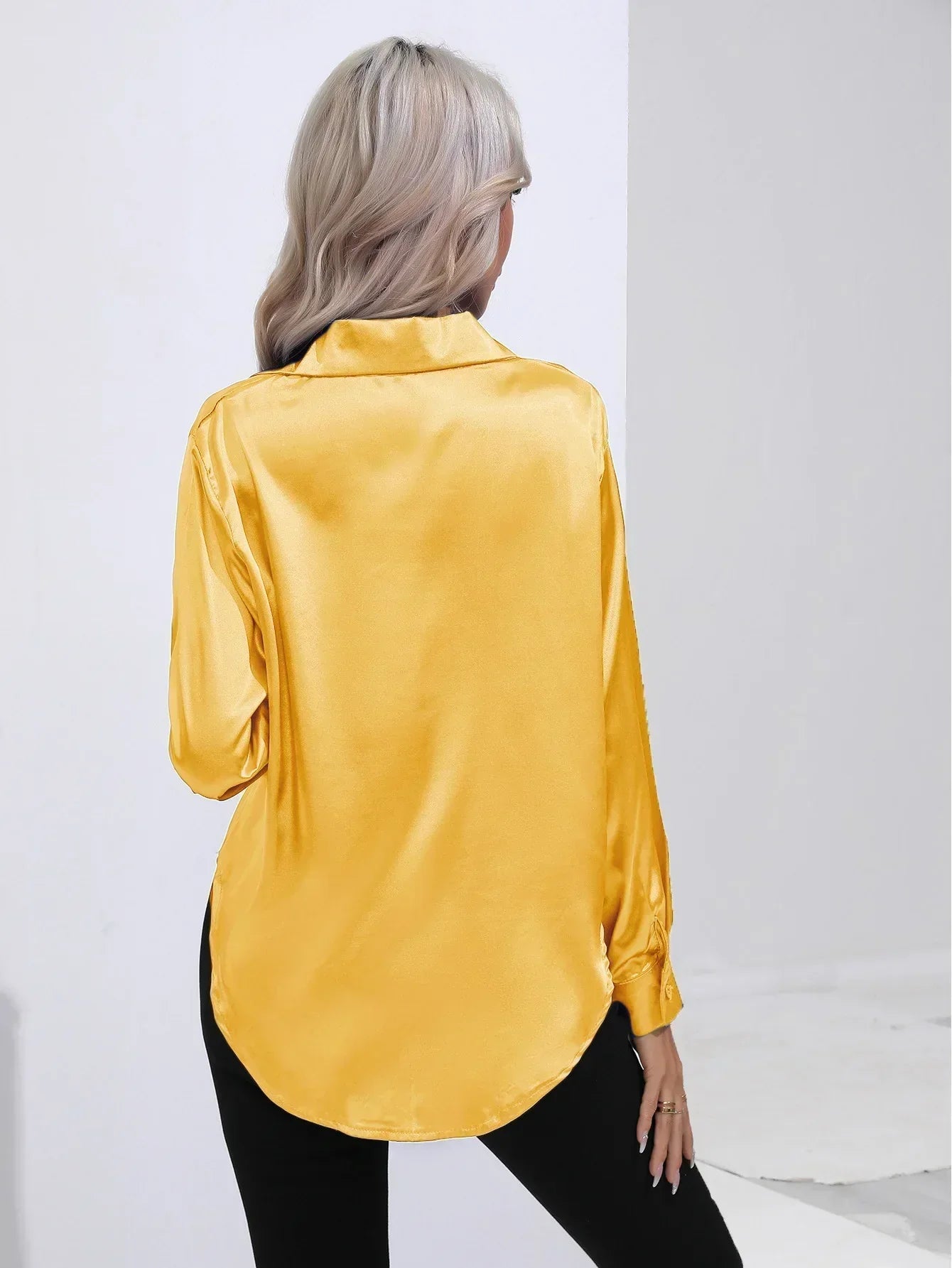 Isotta - Satijnen Blouse