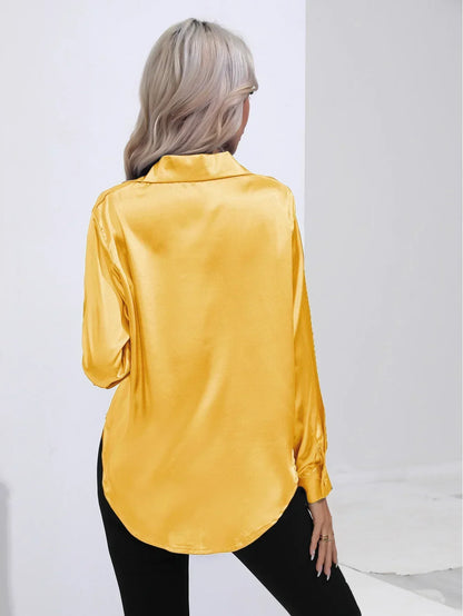 Isotta - Satijnen Blouse