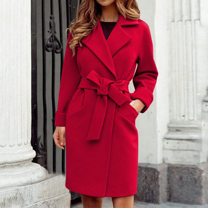 Danique - Opvallende Trenchcoat Winterjas