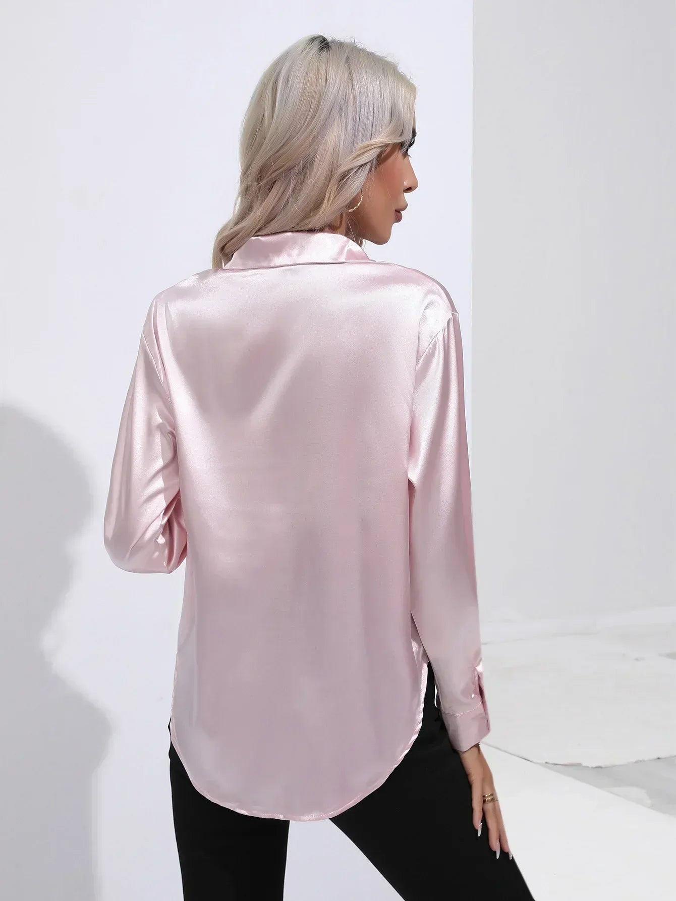 Isotta - Satijnen Blouse