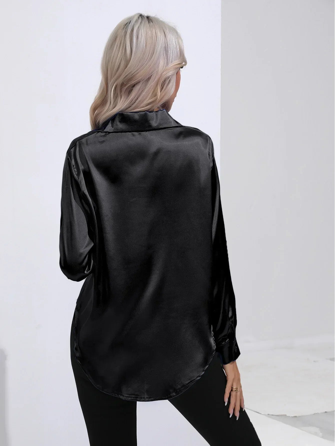 Isotta - Satijnen Blouse