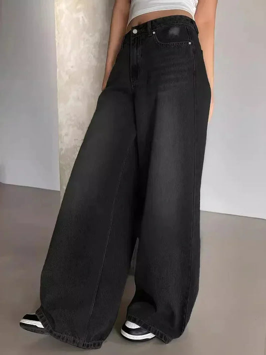 Baggy Wide Leg Jeans Voor Dames